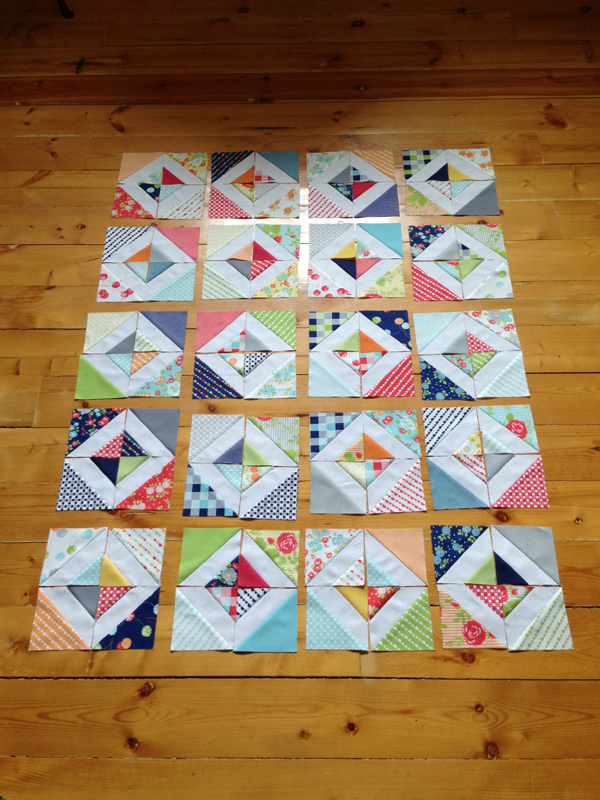 baby quilt layout