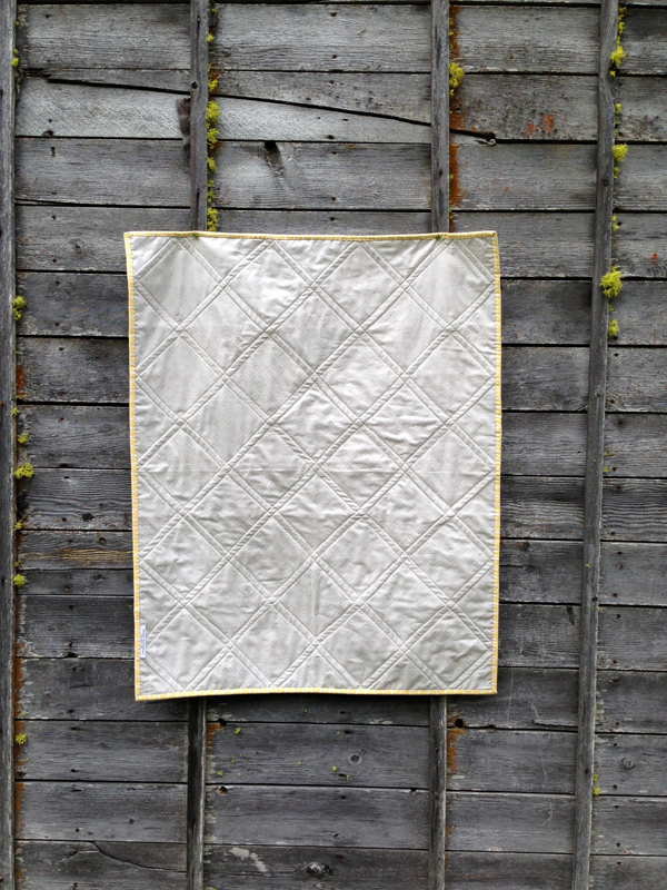 baby quilt back