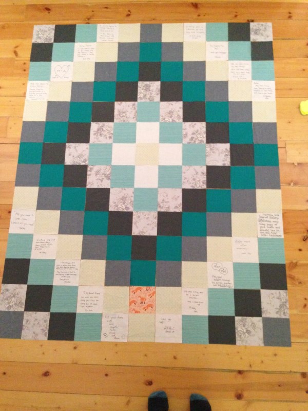 bridal shower quilt