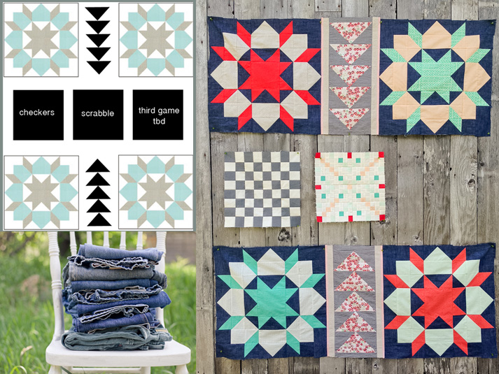 picnic quilt mosaic