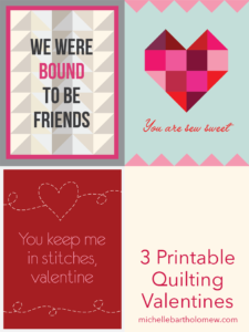 Quilting Valentines Printable