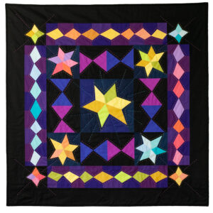 Wonky Star EPP quilt